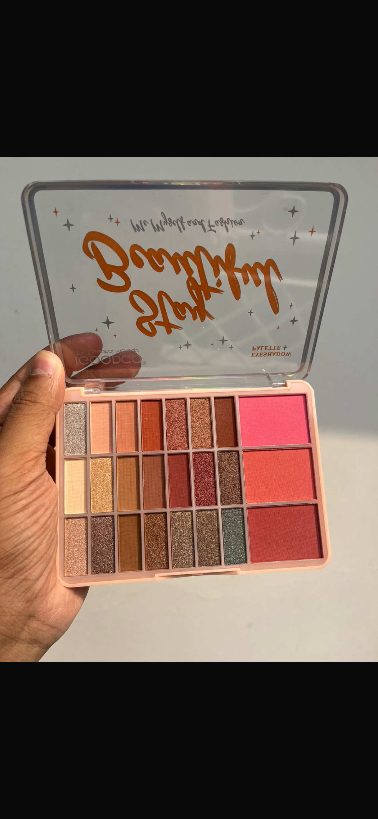 Eyeshadow+blush palette