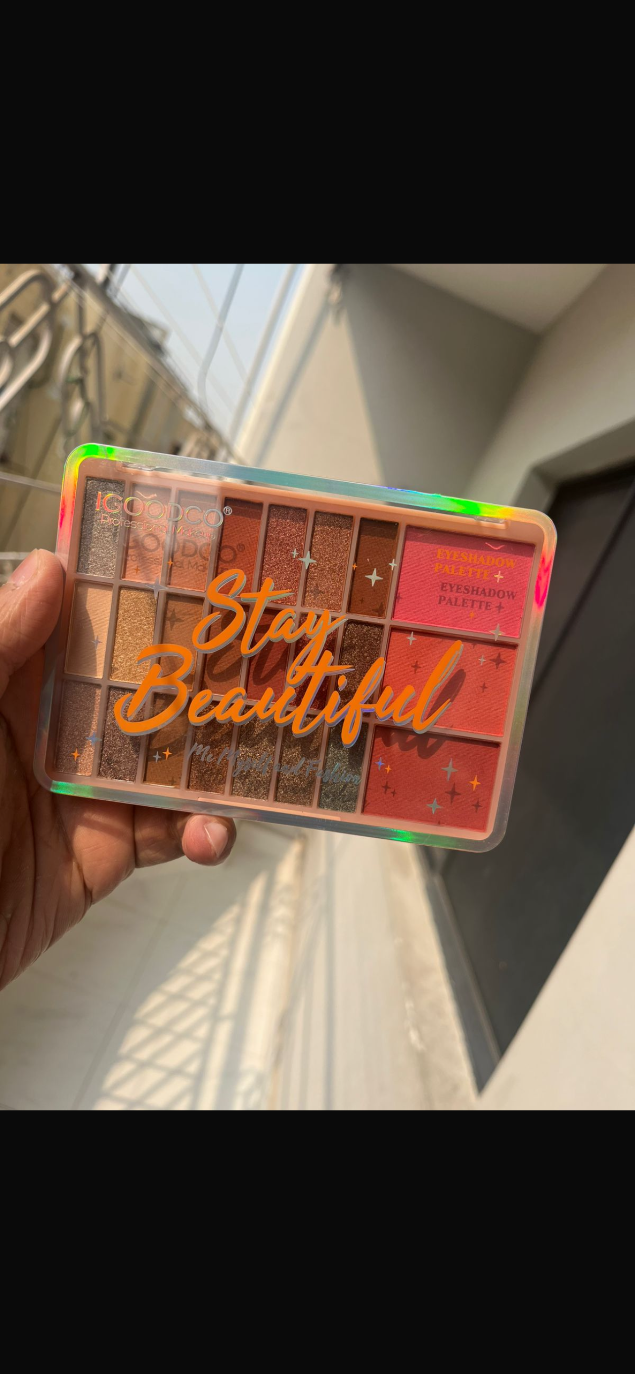 Eyeshadow+blush palette