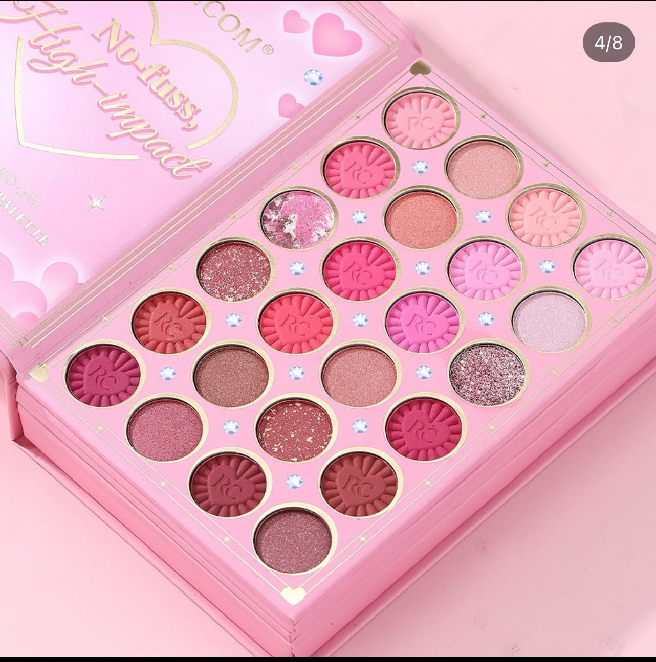 Romcom makeup book palette