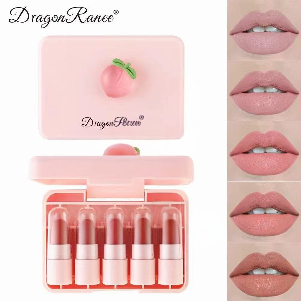 Cute nude mini 5pcs lipstick box